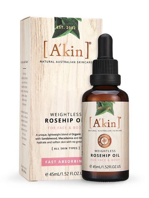 Weightless Rosehip Oil For Face and Body 45ml