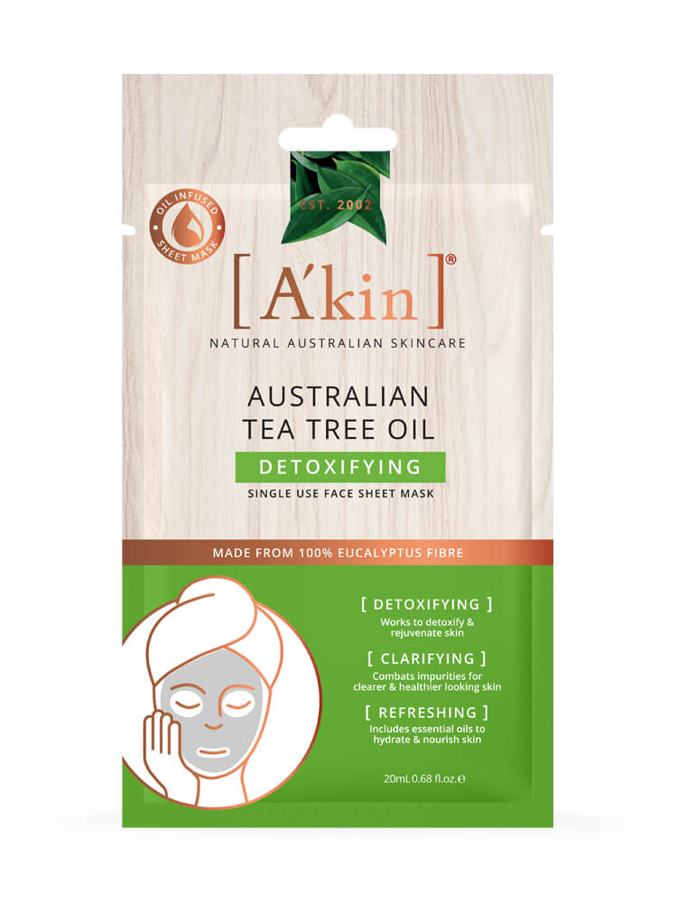 Australian Tea Tree Oil Detoxifying Face Sheet Mask